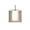 Besa Lighting Pahu 12 Stem Pendant, Trans. Smoke/Opal, Bronze Finish, 1x100W Incandescent 1TT-S18407-BR - alternate 1